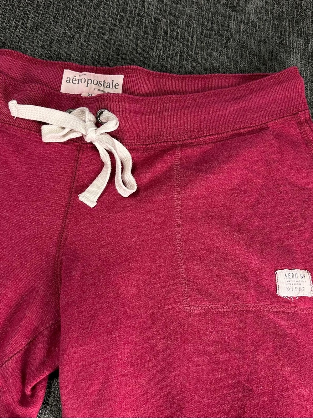 Y2K Aeropostale Red ActiveWear Jogger Lounge Sweatpants Size Women's XLarge